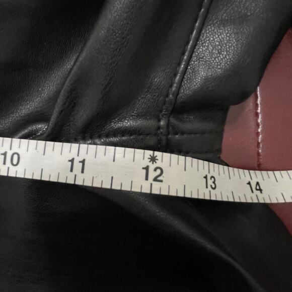 Pistola Aline High Rise Skinny Faux Leather Pants Size 31 Black Onyx - Picture 9 of 14